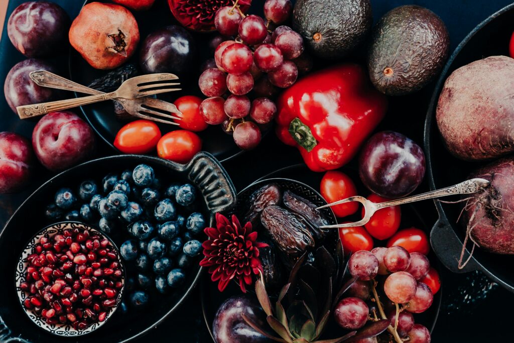 What-Are-Macros-&-Why-Are-They-Important-Hero A picture of brightly coloured fruits, vegetables, and berries.